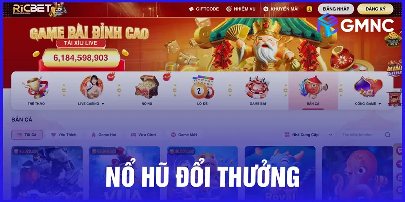 Nổ hũ đổi thưởng với nhiều cốt truyện lôi cuốn