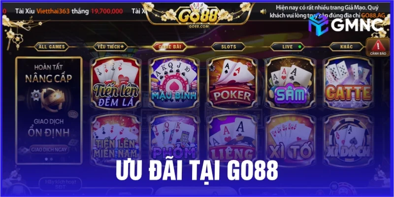 Ưu đãi hiện có trên cổng game dành cho hội viên
